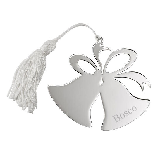 Personalized Christmas Bells Shaped Ornament